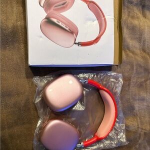 Wireless Over-Ear Headphones -red P9 plus max